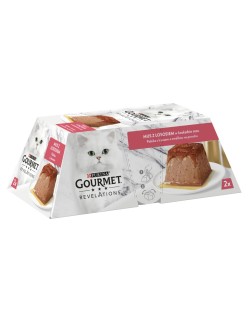 Katzenfutter Purina Gourmet Lachsfarben 2 x 57 g