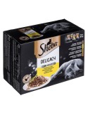 Katzenfutter Sheba Delicacy in Jelly Huhn Truthahn Ente Vögel 100 g