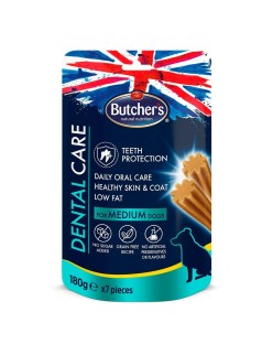 Snack pour chiens Butcher's Dental Poulet 180 ml 180 g