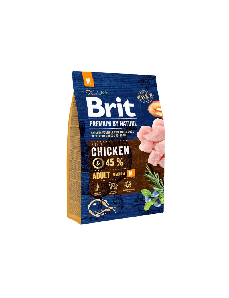 Futter Brit Premium Erwachsener Huhn 3 Kg