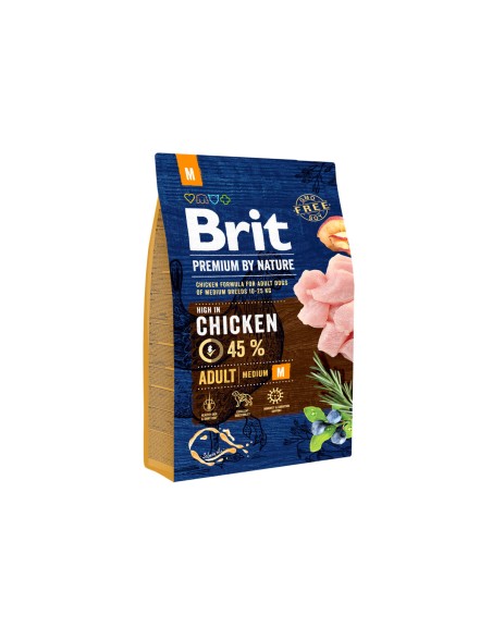 Futter Brit Premium Erwachsener Huhn 3 Kg