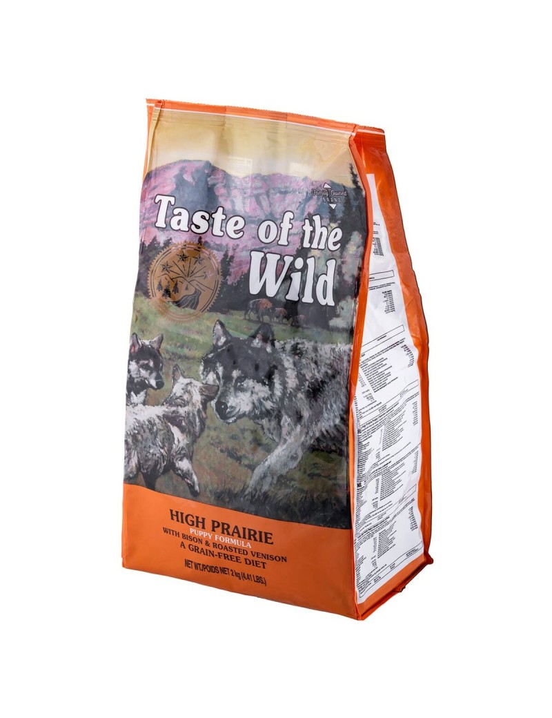 Fodder Taste Of The Wild High Prairie Puppy Kid/Junior Veal Lamb 2 Kg