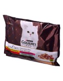 Comida húmida Purina GOURMET A la Carte Frango Vitela 4 x 85 g
