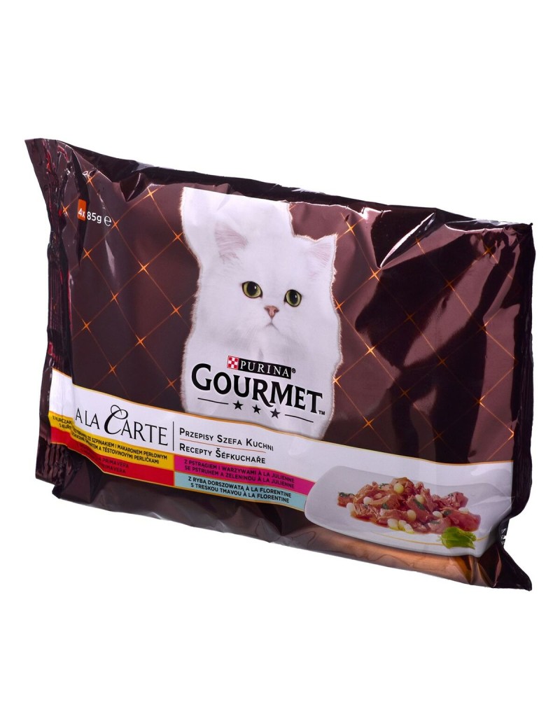 Comida húmida Purina GOURMET A la Carte Frango Vitela 4 x 85 g