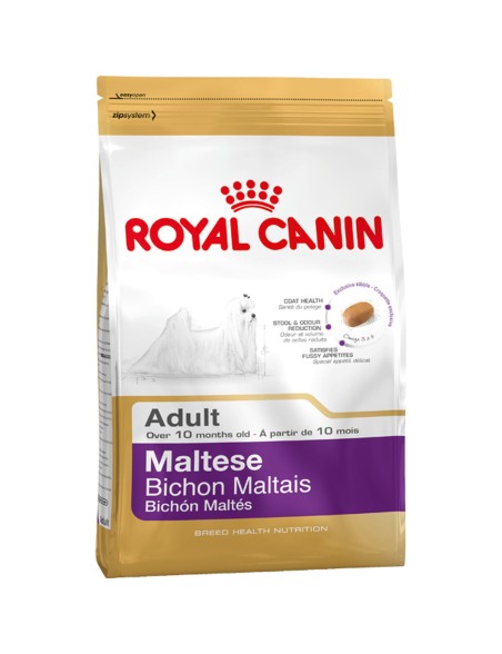 Futter Royal Canin Maltese Adult Erwachsener Huhn Mais Vögel 1,5 Kg