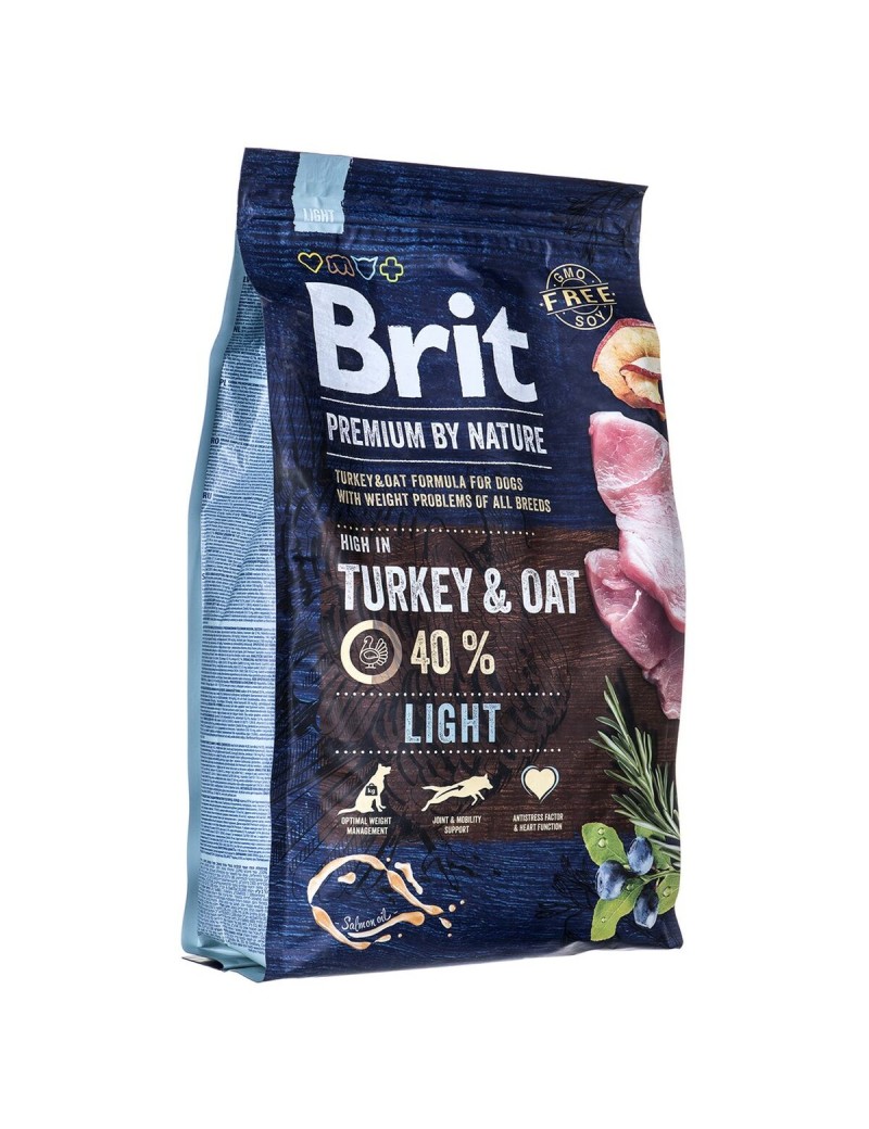 Futter Brit Premium by Nature Light Erwachsener Truthahn 3 Kg