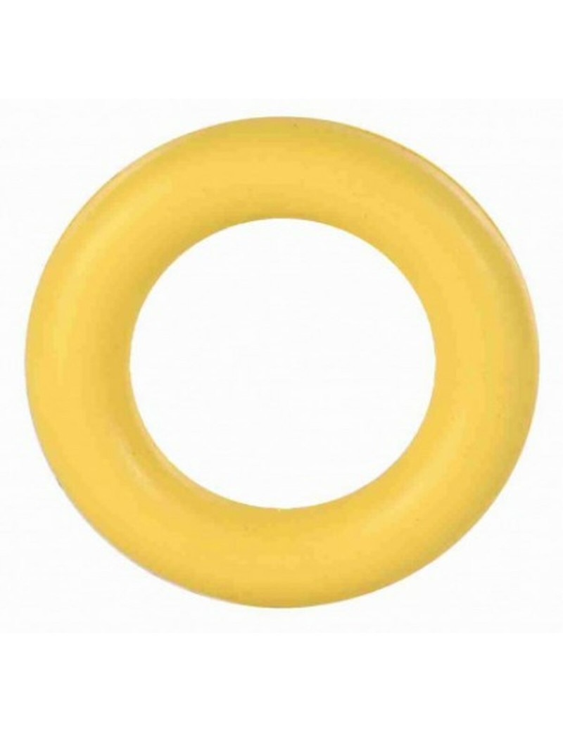 Hundespielzeug Trixie Ring Gelb Gummi Kautschuk