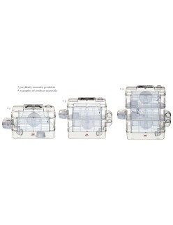 Gabbia Zolux Rody3 Metallo Plastica 41 x 36 x 27 cm (1 Pezzi)