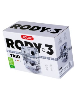 Jaula Zolux Rody3 Metal Plástico 41 x 36 x 27 cm (1 Pieza)