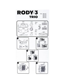 Gabbia Zolux Rody3 Metallo Plastica 41 x 36 x 27 cm (1 Pezzi)
