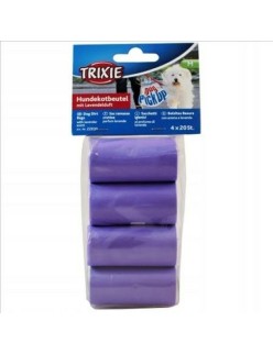 Bolsa de residuos Trixie 22839 Morado Púrpura Plástico (80 Piezas)