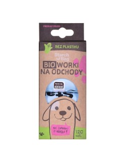 Waste bag Starch Bag 961830 Blue (120 Pieces)