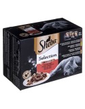 Katzenfutter Sheba Selection in Sauce Huhn Truthahn Rindfleisch Lamm 85 g
