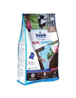 Futter BOSCH Mini Junior Erwachsener Welpe/Junior Vögel 3 Kg