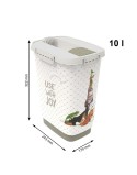 Comedouro para Cão Rotho Branco Plástico 10 L