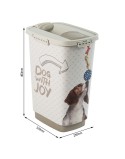 Comedero para Gato Rotho Beige Plástico