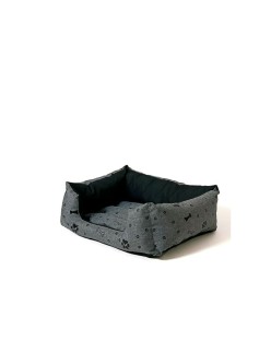 Cama para mascota GO GIFT XXL Grafito 90 x 16 x 76 cm