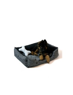 Cama para mascota GO GIFT XXL Grafito 90 x 16 x 76 cm