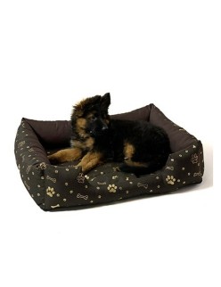 Cama para mascota GO GIFT XXL Bronce 90 x 16 x 76 cm