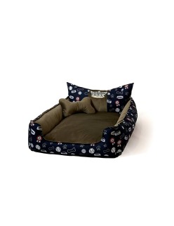 Cama para mascota GO GIFT XL Bronce 100 x 38 x 80 cm