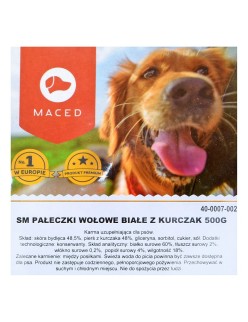 Futter Maced Erwachsener Huhn Rindfleisch 500 g