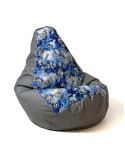 Puff GO GIFT Gris 140 x 100 cm Pera