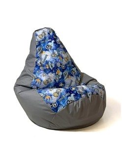 Puff GO GIFT Gris 140 x 100 cm Pera