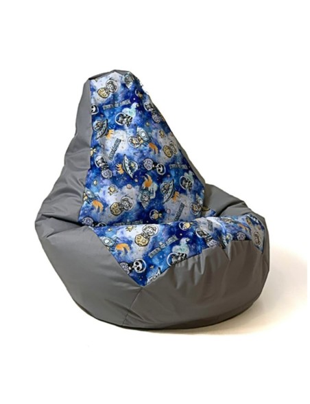 Puff GO GIFT Gris 140 x 100 cm Pera Puff GO GIFT Gris 140 x 100 cm Pera