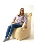 Puff GO GIFT Crema Oxford tejido antidesgarros