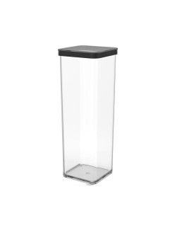 Secchio contenitore Rotho Nero Trasparente Silicone Plastica