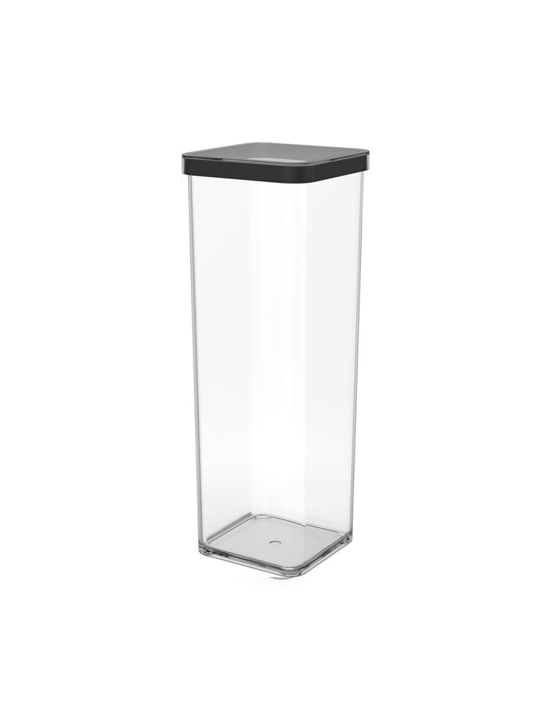Secchio contenitore Rotho Nero Trasparente Silicone Plastica