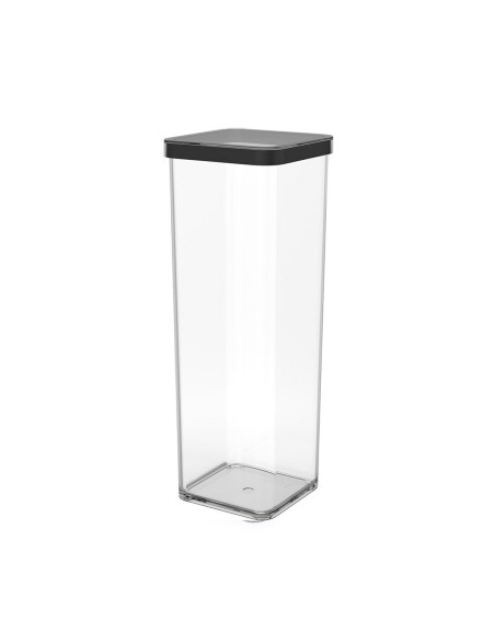 Secchio contenitore Rotho Nero Trasparente Silicone Plastica