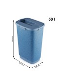 Cubo contenedor Rotho Azul Plástico