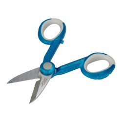 Tesoura de Eletricista Ferrestock Azul Aço inoxidável Suave 138 mm
