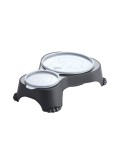 Dog Feeder Rotho Anthracite Plastic
