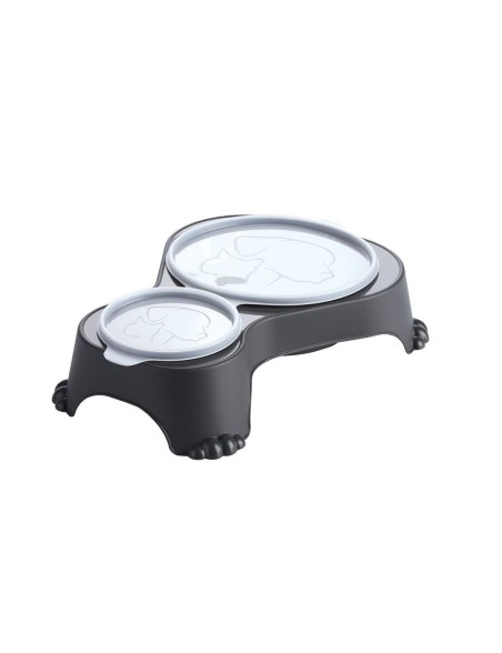 Dog Feeder Rotho Anthracite Plastic
