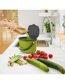 Cubo contenedor Rotho Plástico reciclado Lima