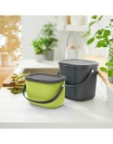 Bucket container Rotho Recycled plastic Lime