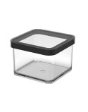 Bucket container Rotho Black Transparent Plastic