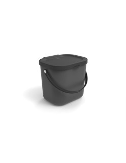 Bucket container Rotho Anthracite Recycled plastic