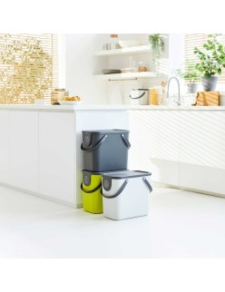 Seau de conteneur Rotho Citron Plastique