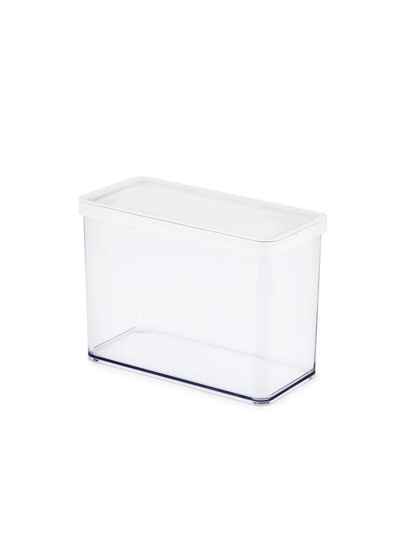 Recipiente para Conservar Alimentos Rotho Loft Branco Transparente 2,1 L
