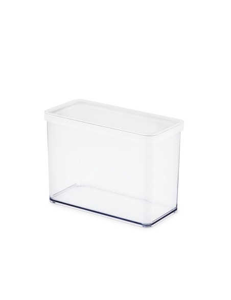 Recipiente para Conservar Alimentos Rotho Loft Branco Transparente 2,1 L