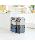 Recipiente contenedor Rotho Albula Azul 25 L Rectangular