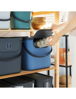 Behälter Rotho Albula Blau 25 L rechteckig