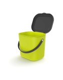 Recipiente contenedor Rotho Albula 6 L Lima Rectangular