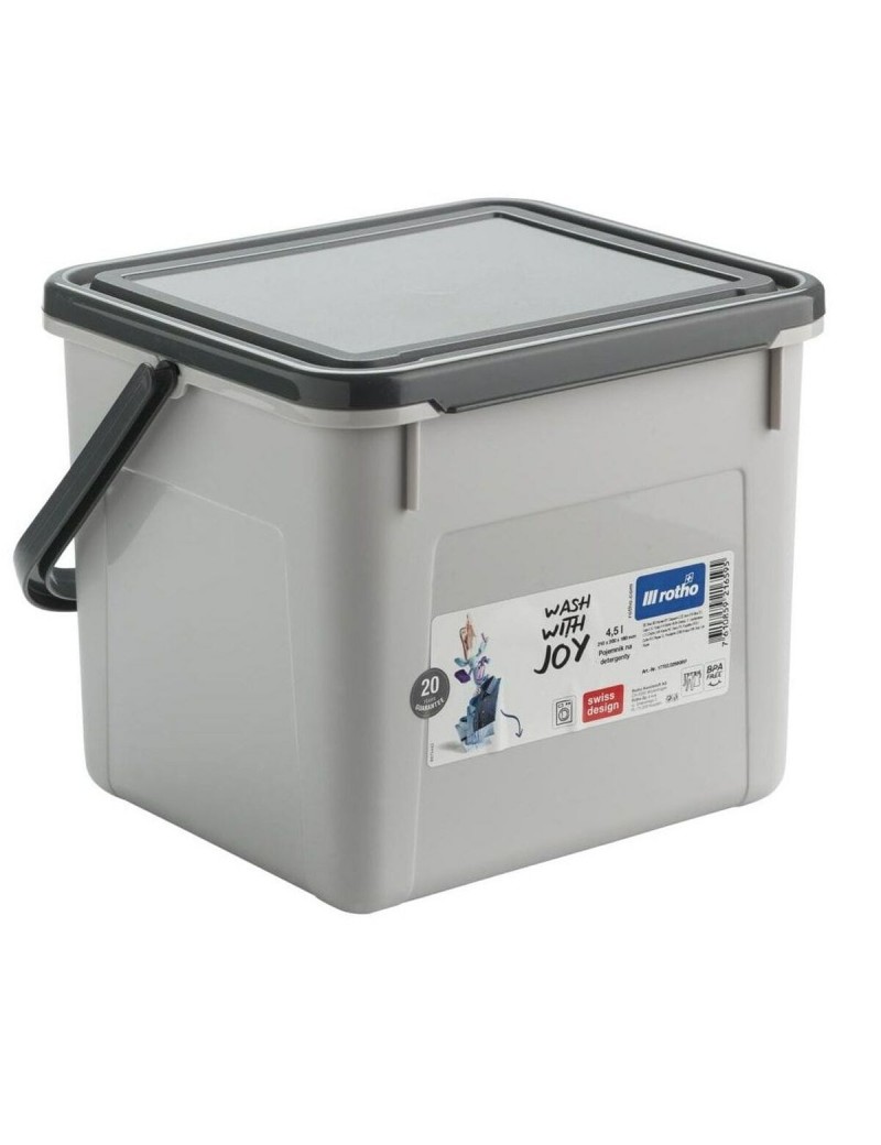 Behälter Rotho Basic Grau 4,5 L rechteckig