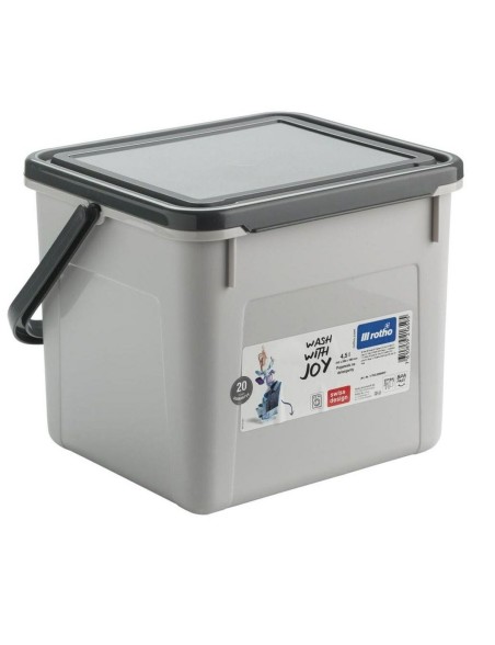 Behälter Rotho Basic Grau 4,5 L rechteckig