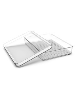 Recipiente Conservador de Alimentos Rotho Rondo Loft Blanco Transparente 850 ml