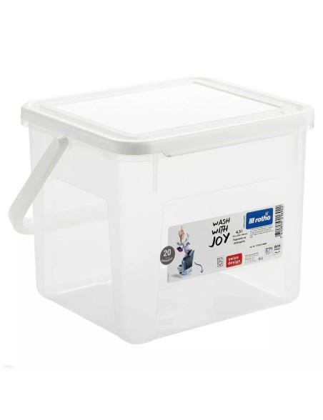 Behälter Rotho Basic Weiß Durchsichtig 4,5 L